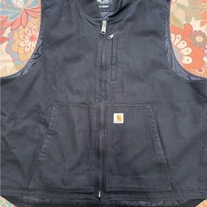 Carhartt Charcoal Gray Zip-Up Vest